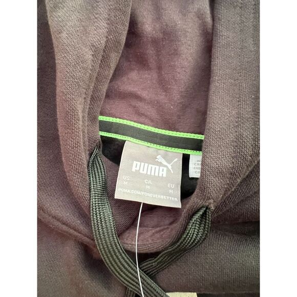 Puma Mercedes AMG F1 Neon Energy Hoodie Black NWT Size Medium - Picture 3 of 6